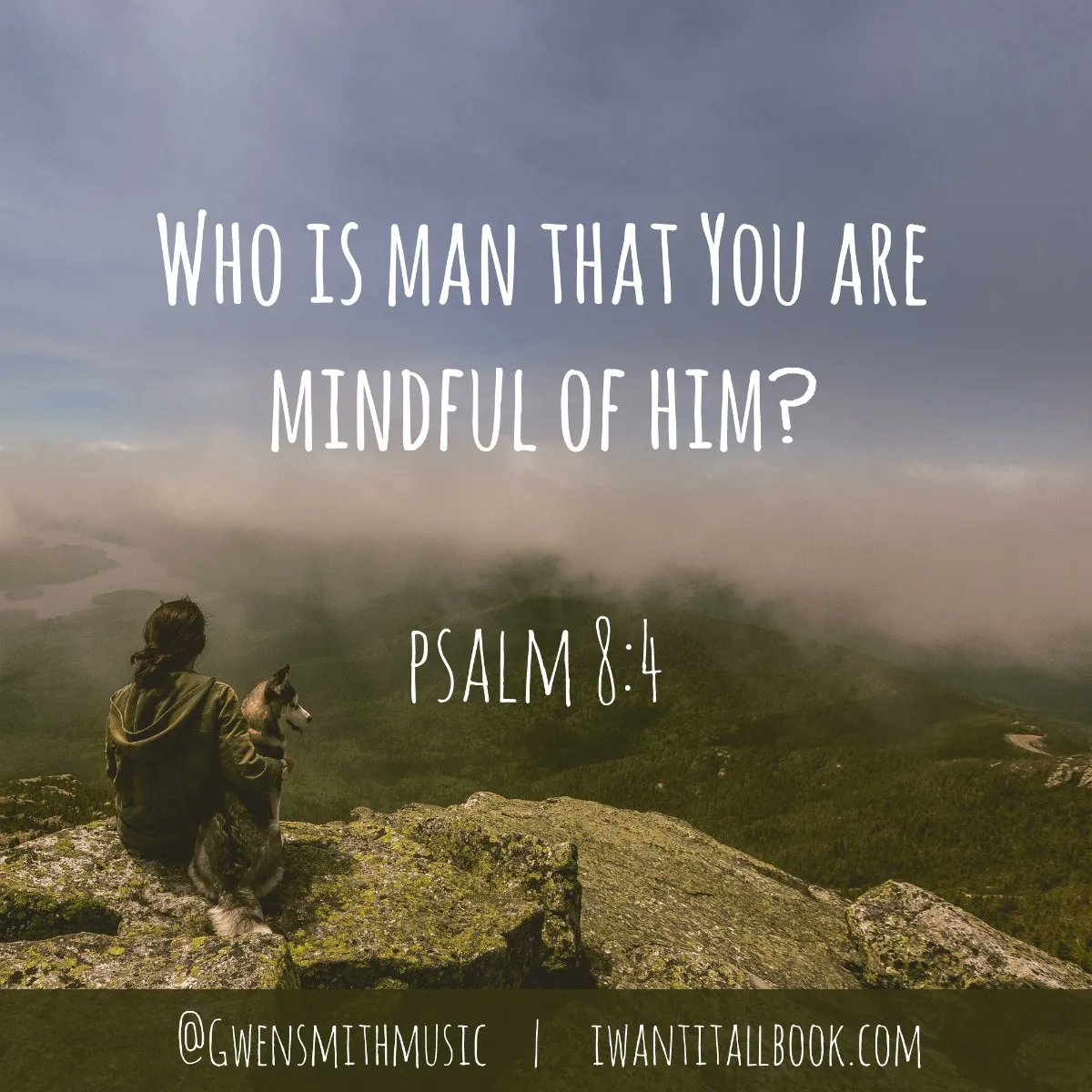 Psalm 8:4  what is man that you are mindful of him, and the son of man that you care for him?  buff.ly/31kKbcu
