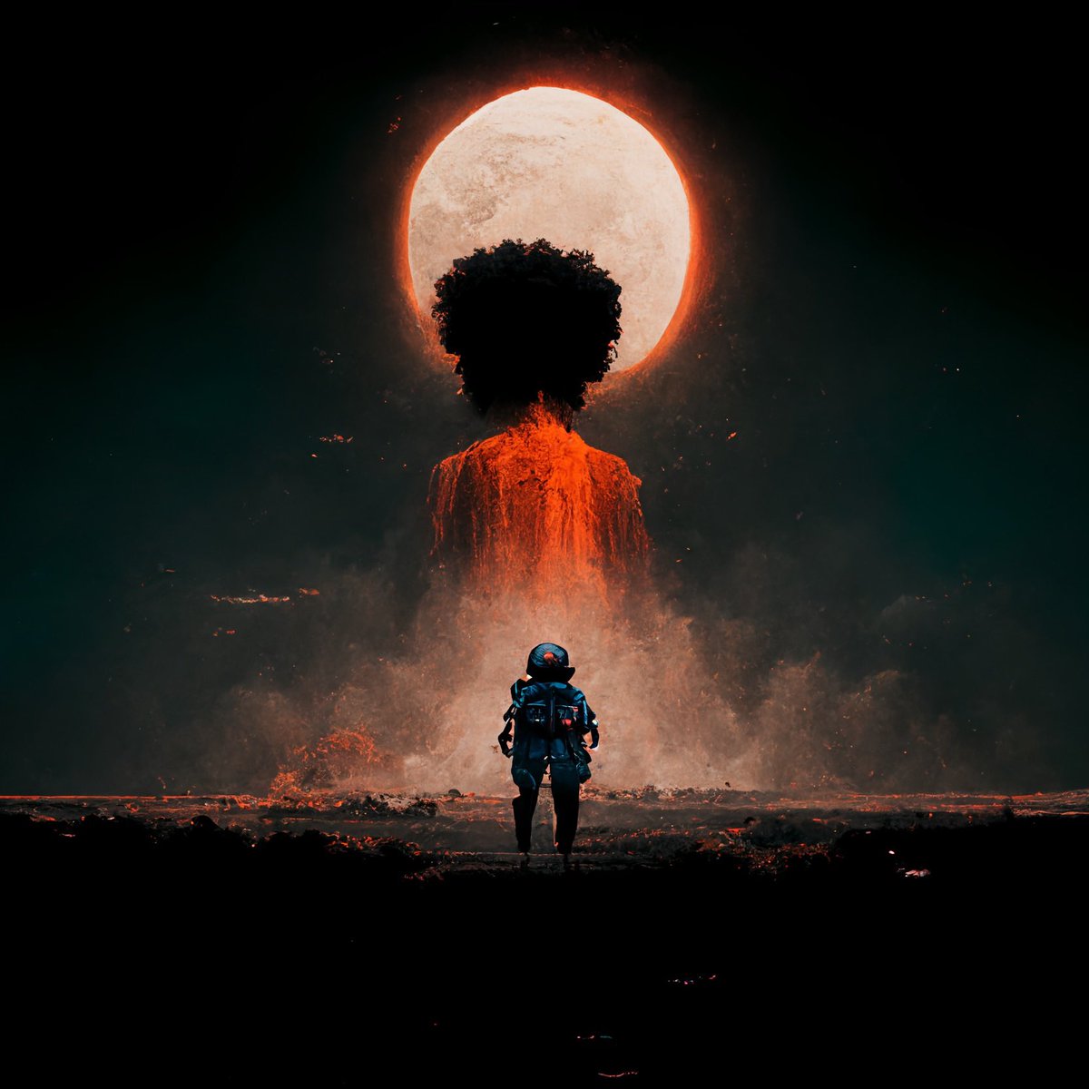 V01DConceptz's tweet photo. Arlene’s Odyssey👩🏾‍🚀

Been storyboarding the concept using MidJourney so here’s a sneak peak of the concepts https://t.co/X96r6Mxw2P