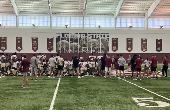 clark7365's tweet photo. Special thanks to @Coach_MWoodson for allowing us to be a part of @FSUFootball Training Camp last week. I know he's out there not just to coach football, but to build great leaders. https://t.co/0W1h1jR9Rj