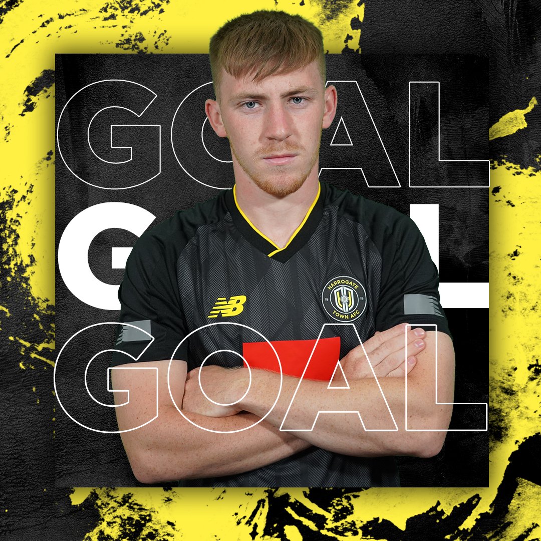 HarrogateTown's tweet photo. GOAL FOR TOWN!!!!!! Matty Daly. #ProudToBeTown https://t.co/L523yBvVm4