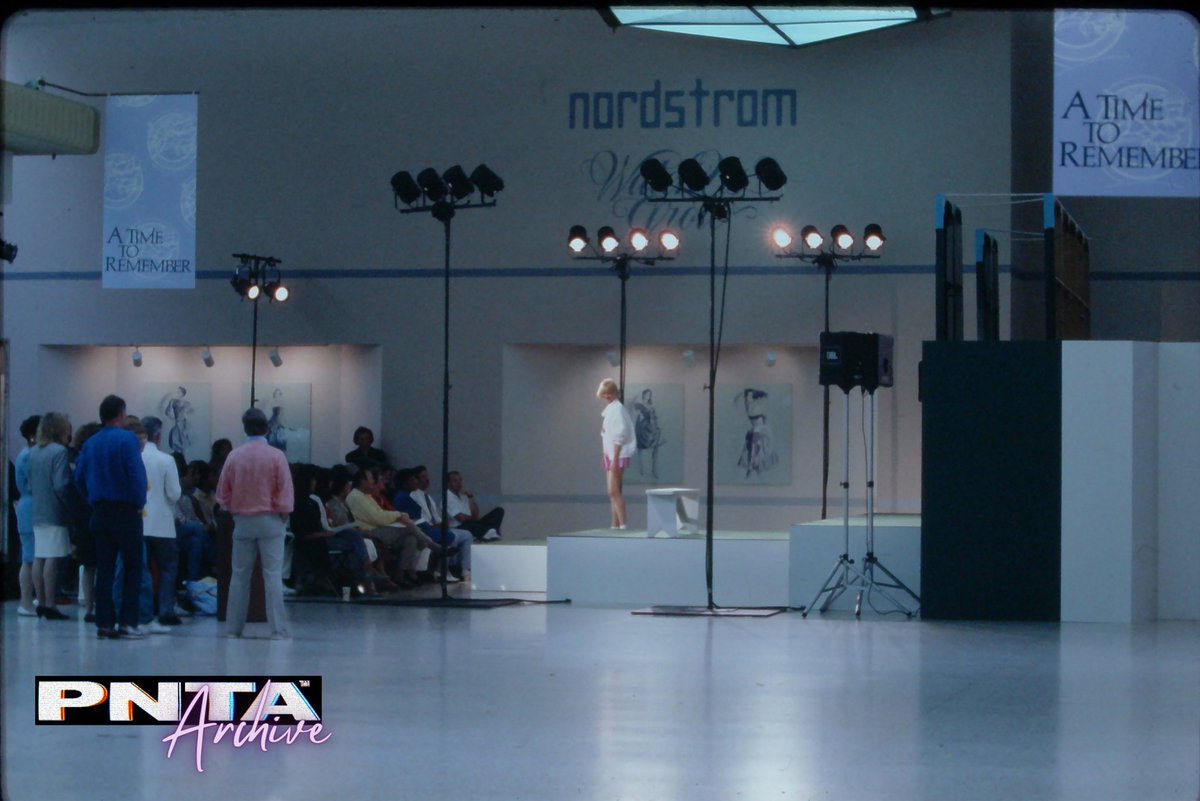 PNTALive's tweet photo. We recently shared our abilities to help with your Fashion Show events.
Here's a scanned slide we own for a show we did at @nordstrom 's in 1988.
#PNTA #PNTAlive #archive #history #fashion #80s #fashionshow #runway #nordstrom #vintageseattle #vintage #seattle #pnw https://t.co/rli3qAwSyi
