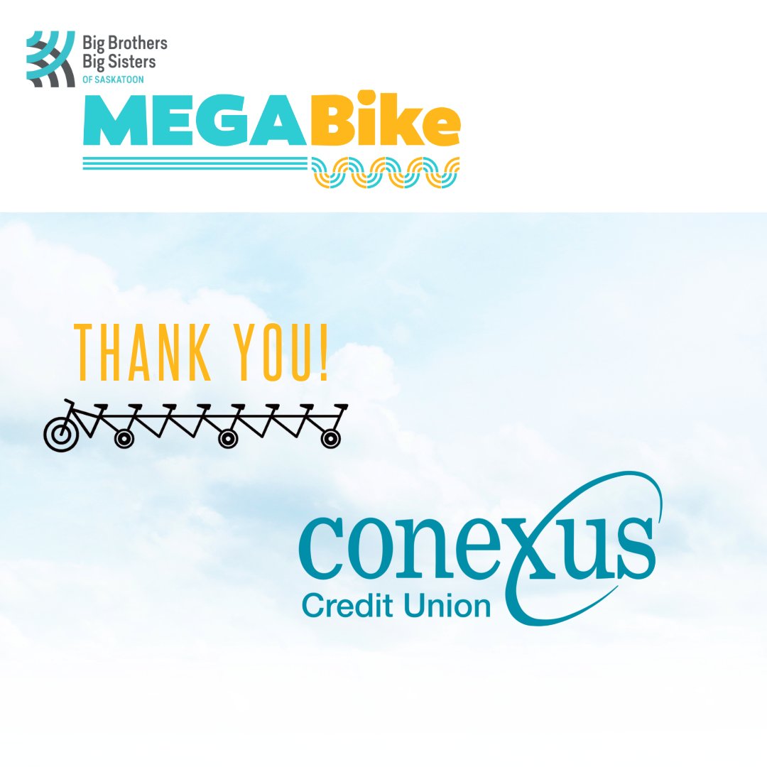 A BIG shout out to <a href="/Conexus_CU/">Conexus Credit Union</a>  for creating a team to ride our MEGBike! 
We cannot wait to host Conexus MEGABikers! 

Limited spots available! Visit our website for event details- ready to book your team?! Contact Kara, kara.lackie@bigbrothersbigsisters.ca to secure your spot.