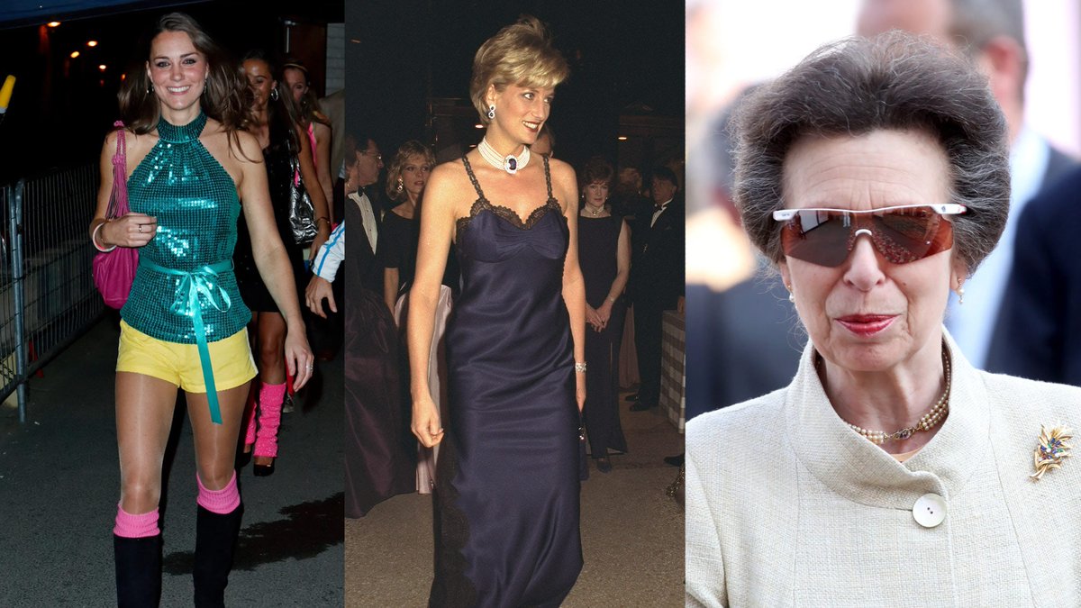 Princess Diana's revenge dress, Kate Middleton's nightclub-era sequin ...