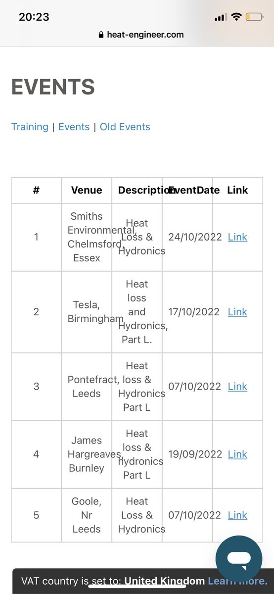 dc_spurs85's tweet photo. @HeatCalculation @IMIHydronicUK @vipergas @iammrjasonmoore @theheatinghub @Go_To_Liberty @Damon_BPHR @HeatingAcademy @_heatgeek @betateach @RichMWPHS Yes cookies are on, this is what I see when I click the link. https://t.co/64x3SHDQaa