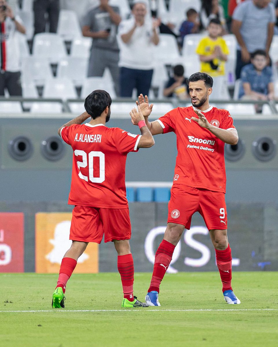 omaralsomah's tweet photo. الحمد لله، الله اكرمني باول اهدافي مع النادي العربي وان شاء الله تكون بداية خير. 
شكراً على دعمكم المتواصل 🙏🏼 https://t.co/JeWZMWaRGK