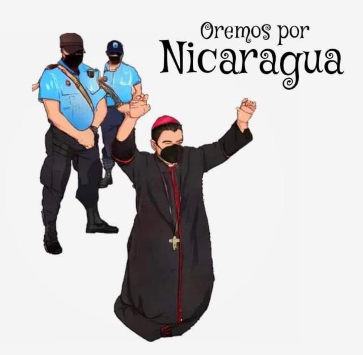 ferminnegre's tweet photo. Te invito a orar por la Iglesia de Nicaragua y a denunciar la persecución y represión que está sufriendo en estos momentos. #PrayForNicaragua https://t.co/LDSh6X9axe