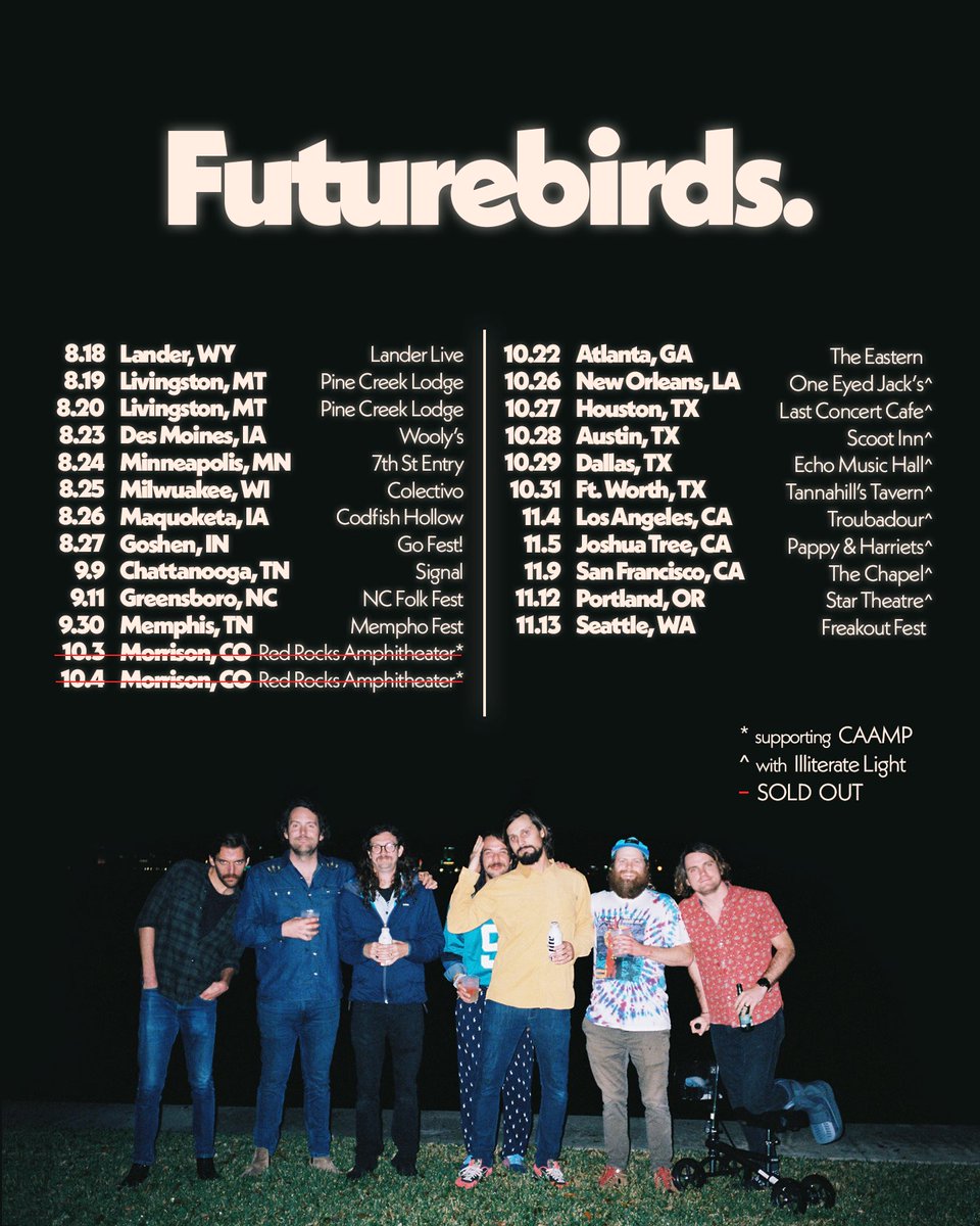 Futurebirds's tweet photo. come see us. https://t.co/6V9H9e3lHU