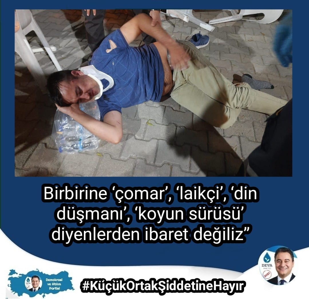 YakupCoskun44's tweet photo. Korku dağları sarmış ama ne yaparlarsa yapsınlar boş. 

DEVA Partisinin sel olan damlalarına engel olamayacaklar. 

#KüçükOrtakŞiddetineHayır https://t.co/PsM3X2SXJm