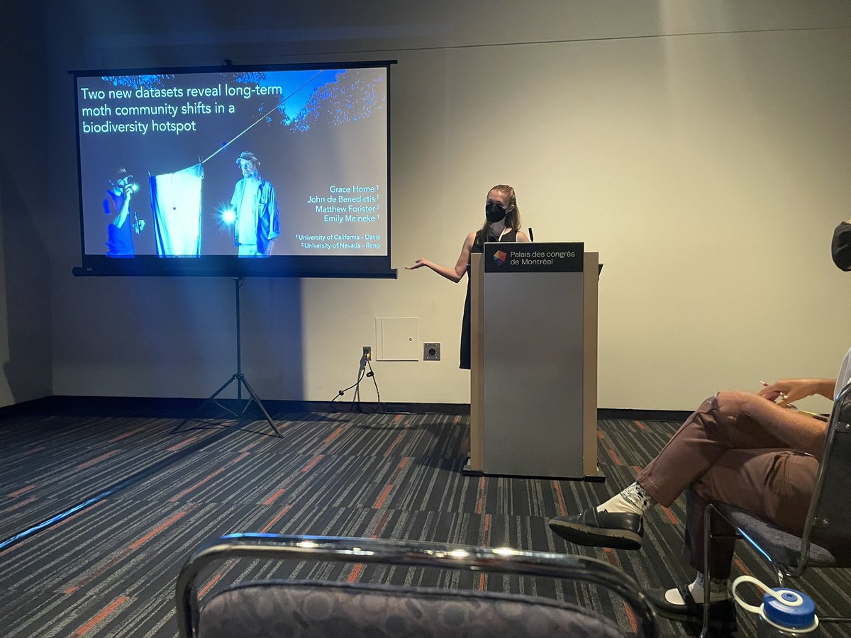 The Meineke Lab (@emilymeineke) on Twitter photo Iām so proud of <a href="/ghorneworm/">Grace Horne</a> for giving her first conference talk at #esa2022 on long-term moth responses to climate change. In fact Iām proud of all the students giving your first talks! It isnāt easy to enter a new field, and you deserve to be celebrated. Iām so proud of <a href="/ghorneworm/">Grace Horne</a> for giving her first conference talk at #esa2022 on long-term moth responses to climate change. In fact Iām proud of all the students giving your first talks! It isnāt easy to enter a new field, and you deserve to be celebrated.