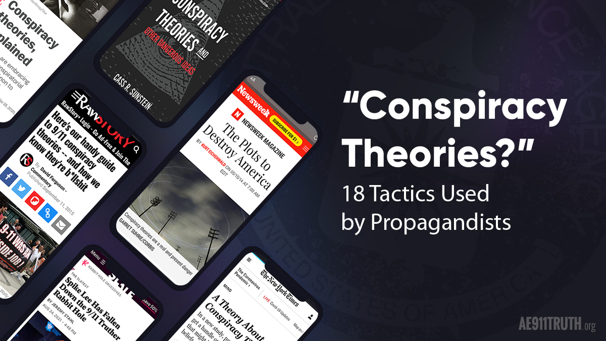'It’s not so much shooting the messenger as it is making everyone think the messenger is crazy and his or her message is automatically false. And crazy. And dangerous.' ae911truth.org/news/849 #ConspiracyTheory