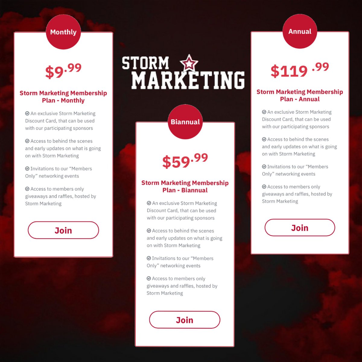 Introducing the Storm Marketing Membership. The easiest way to access discounts, giveaways, raffles, and exclusive events, all while supporting your favorite student athletes NIL opportunities. Check the link in bio to sign up and learn more! #sjubb #nil