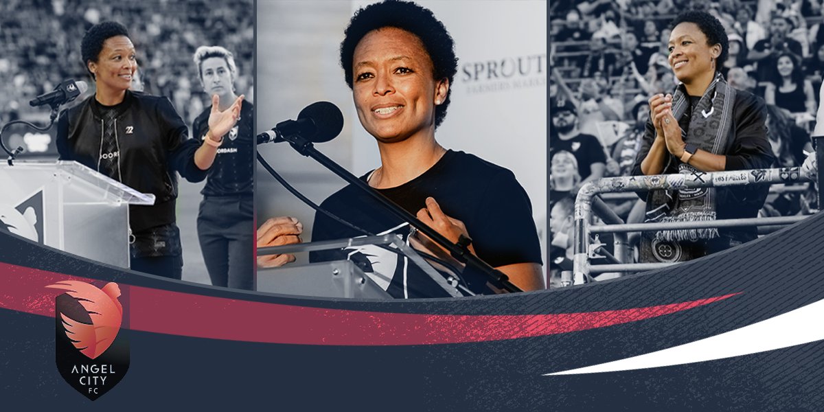 Congratulations to Live Wire Sports &amp; Entertainment client, <a href="/angelahucles/">Angela Hucles Mangano</a> on her new role as General Manager of <a href="/weareangelcity/">Angel City FC</a>! 

We are thrilled to be a part of this journey with Angela and look forward to seeing all the incredible things she accomplishes in her new role!