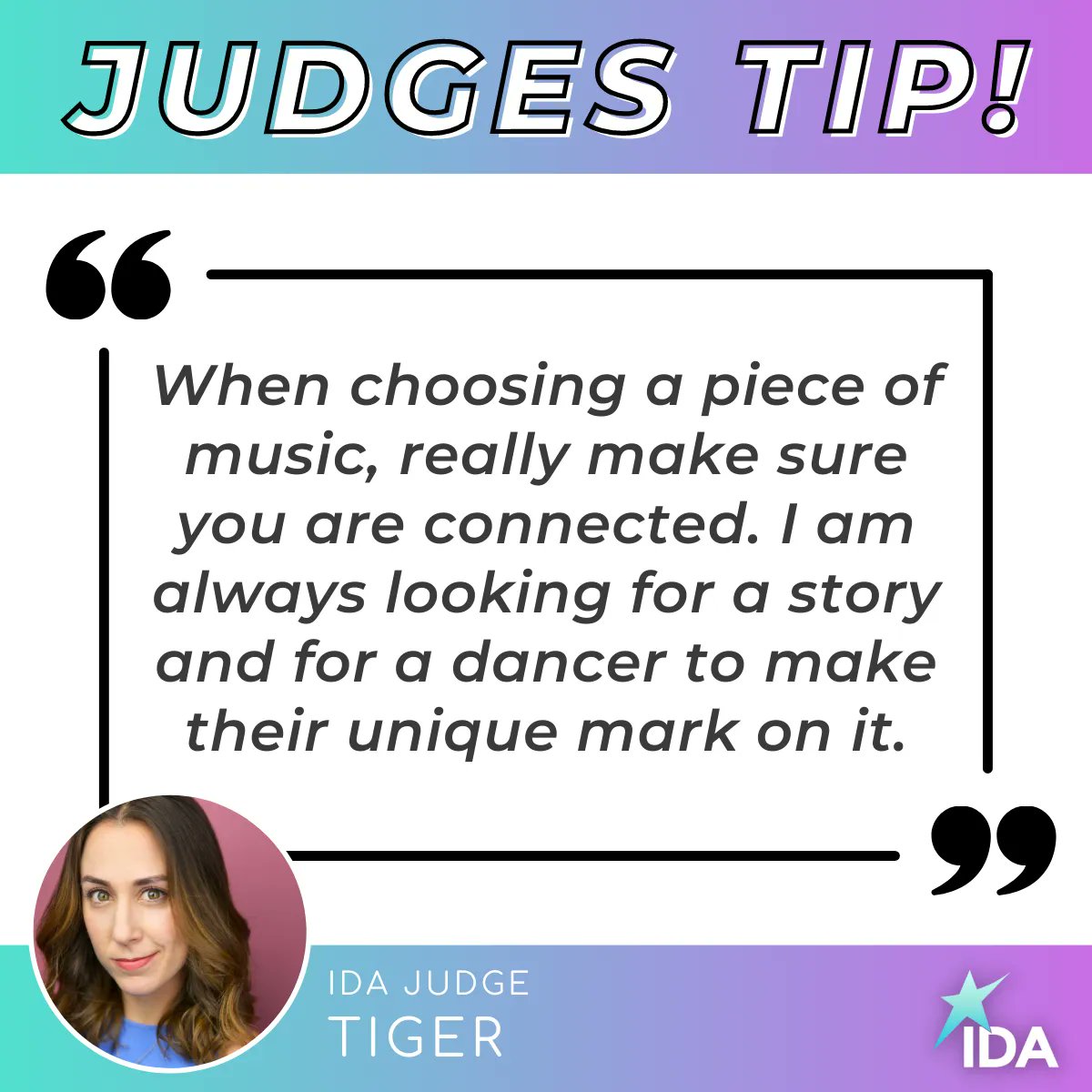 IDAadjudicators's tweet photo. This week's #TuesdayTip comes from IDA Judge Tiger!

Follow us on social media for more weekly tips straight from our IDA Judges every Tuesday! ⭐️ #MakingTheImpact https://t.co/PGlL1k9SYj