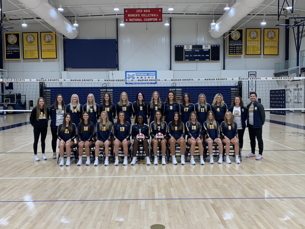 Picture day for <a href="/MarianVball/">Marian Volleyball</a>!!