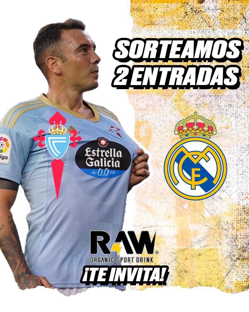 ¡SORTEO! 😏

¿Quieres ganar dos entradas para el <a href="/RCCelta/">RC Celta</a> - <a href="/realmadrid/">Real Madrid C.F.</a> del próximo sábado? 🤟

Solo tienes que:

1⃣ Da RT a este tuit
2⃣ Síguenos a nosotros y al <a href="/RCCelta/">RC Celta</a>
3⃣ Menciona a la persona que te llevarías a Balaídos

⏳ Acaba este viernes a las 13:00H