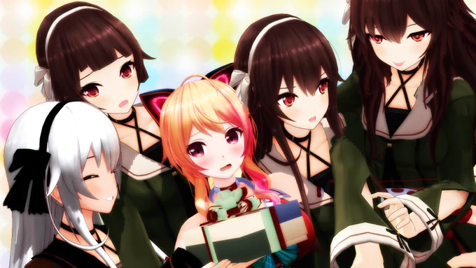 「四身一体の心うつろい」<(C)Appland, Inc.>#もちにゃあと #なとあーと 