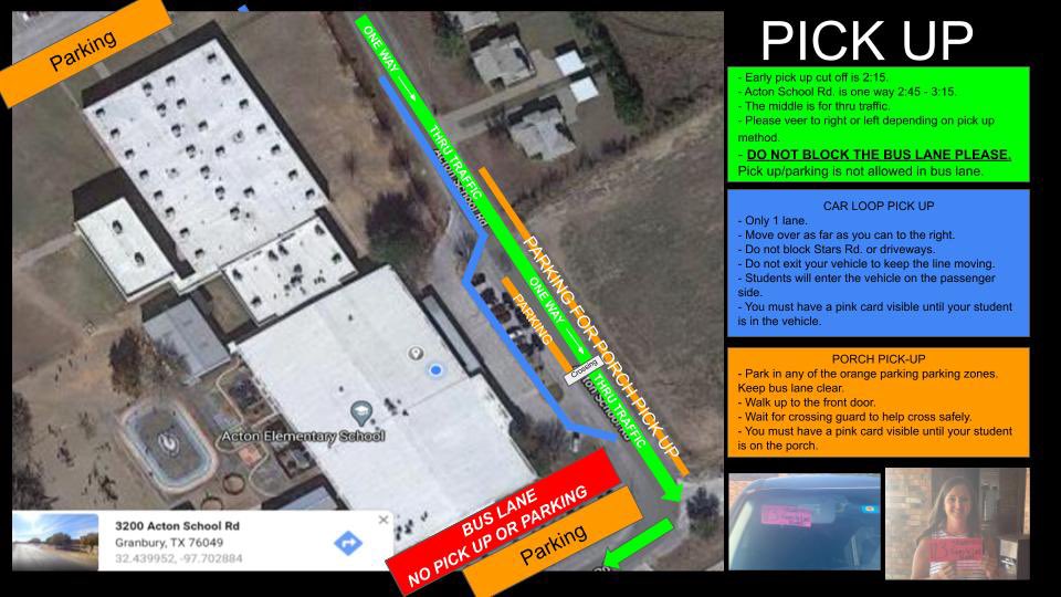 See important information about drop off and pick up procedures at AES! 💜💜💜