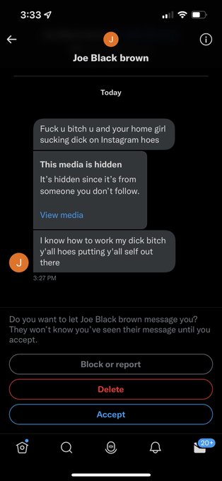 I&rsquo;M PUTTING MYSELF OUT THERE?? You&rsquo;re in my DMs stalking me bro!!! Even made a new account just to DM