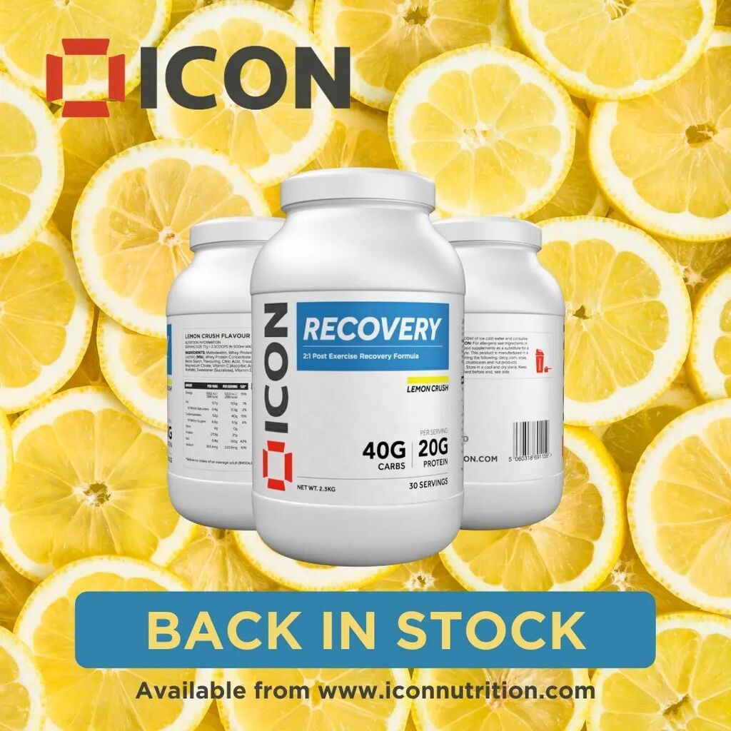 🍋RECOVERY BACK IN STOCK 🍋

It's been awhile but our Lemon 💢 RECOVERY protein is back in stock!

With a mixture of Carbohydrates, Grass Fed Whey Protein Isolate, Antioxidants and Electrolytes this formula is a potent mix that should be a part of every athlete’s recovery strat…