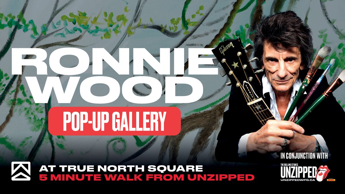 expolivewpg's tweet photo. 🔔 CLOSING THIS SATURDAY! 🔔 

See Ronnie Wood's incredible original artwork while you still can! Entry is FREE, stop by! 🎨 🎸 https://t.co/GlH9sbjsVm