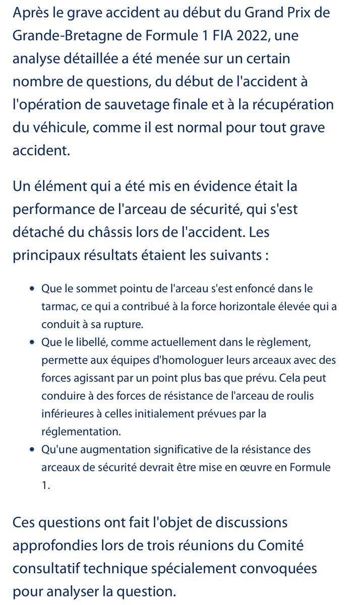 AuRupteur's tweet photo. La FIA a sorti :
- La confirmation des règlements techniques, sportifs et financiers pour les PU 2026.
- Les modifications apportées aux Règlements Techniques F1 2022 et 2023 pour traiter la question du marsouinage et introduire des normes de sécurité plus strictes pour l'arceau. https://t.co/TEAPNnzsgn