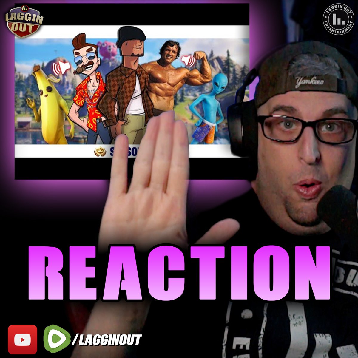 LagginOut's tweet photo. FRIDAY at 3pm on https://t.co/tnZfs8u5Pc, the weirdo we know as Chieftain reacts to VOICE TROLLING PLAYERS on FORTNITE Season 3! (2022). #azerrz #reactionvideo #trolling #voicetrolling #kermitthefrog https://t.co/SIDcT7CeiQ