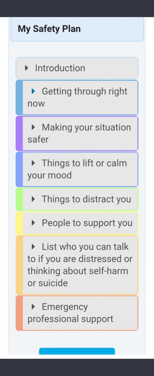 If you or someone you know is experiencing emotional distress, please take a look at 👇 

stayingsafe.net

Here you can make a safety plan that can help navigate times where things seem overwhelming. 

We created it for everyone.
Please do share 🙏

🧵Some tips...