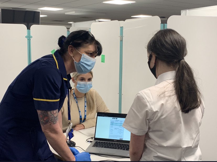 ParkMass's tweet photo. Wow we are so proud and delighted. Incredible team @UHP_NHS Vaccination Team 🤩🤩🤩🤩🤩 https://t.co/nYFE3zZCoE