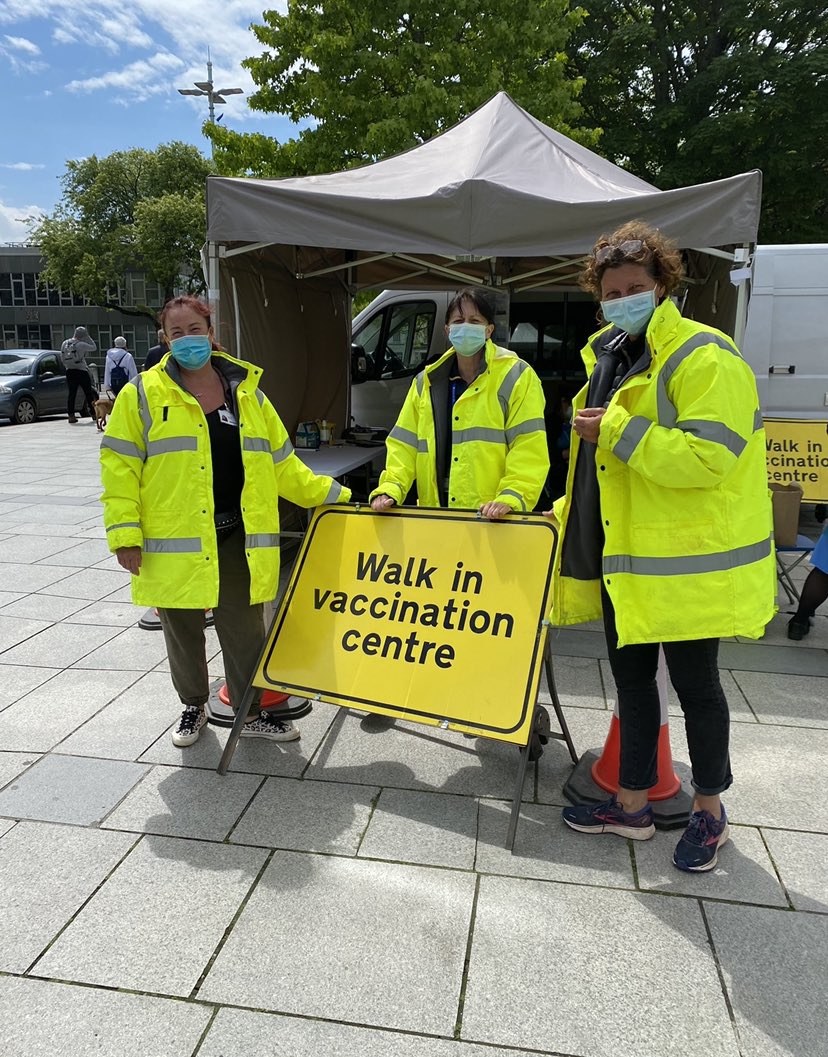 ParkMass's tweet photo. Wow we are so proud and delighted. Incredible team @UHP_NHS Vaccination Team 🤩🤩🤩🤩🤩 https://t.co/nYFE3zZCoE