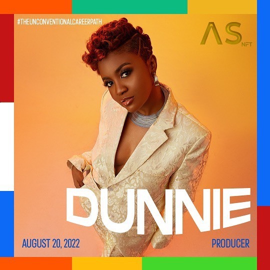 Hey Altés, we are pleased to announce our next guest on Episode 7 of the Alternative society NFT Podcast, @officialdunnie , Oladunnie Lawal, Popularly known as Dunnie. Dunnie is blazing the trail for women in Afrobeats music production, having worked a… instagr.am/p/ChVNqF0Aty0/