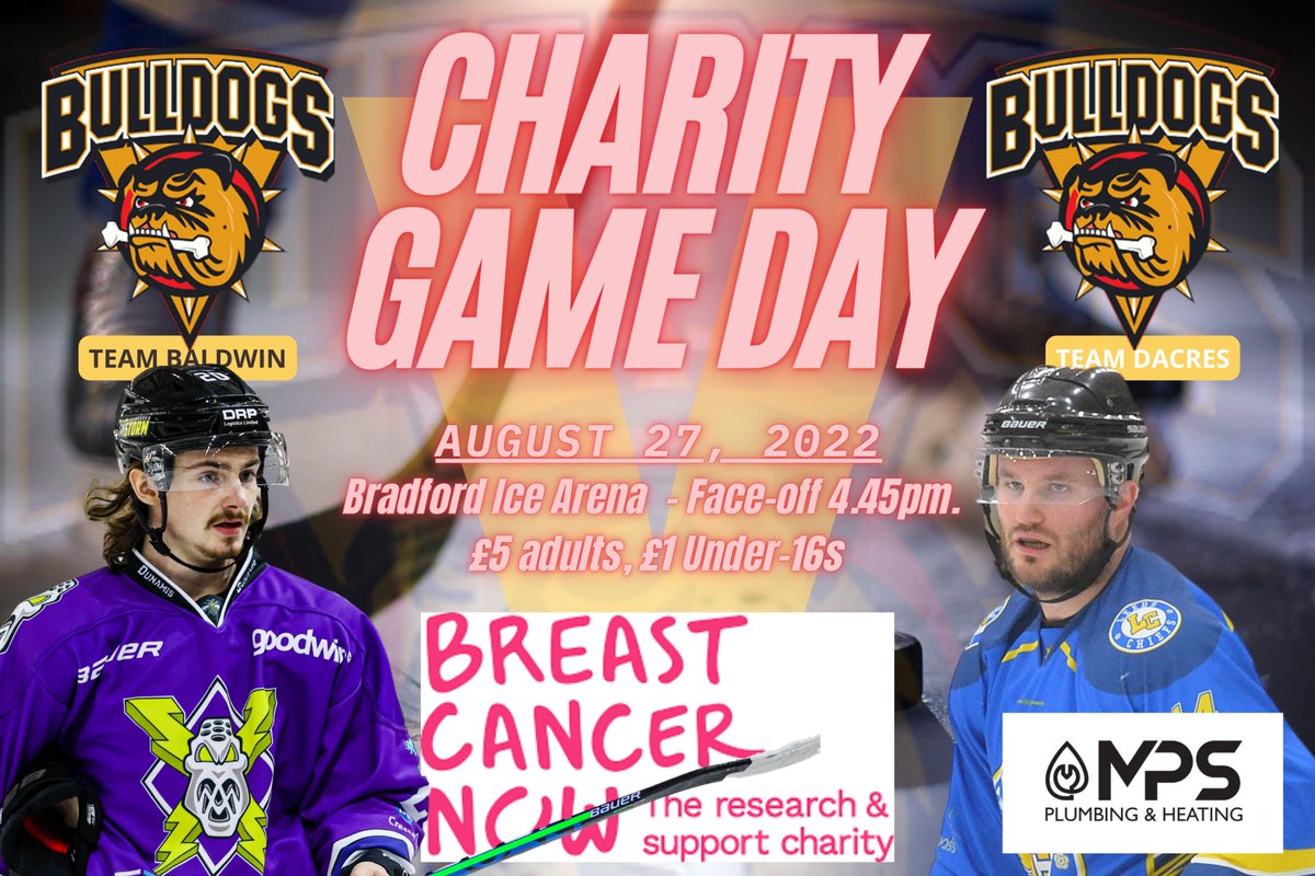 As the countdown continues to our charity game in aid of <a href="/BreastCancerNow/">Breast Cancer Now</a> on Aug 27 we can reveal TWO more former Bradford players jumping on board for a fantastic cause.
For Team Dacres, we add defence <a href="/BoothroydPsych/">Luke Boothroyd</a> while forward @jlutwyche lines up for Team Baldwin