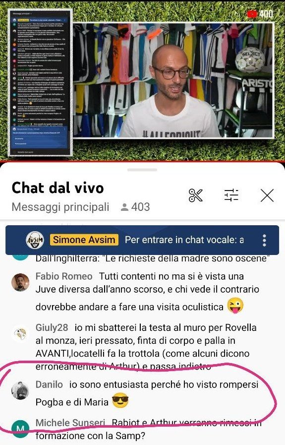 Sam_Pai7's tweet image. La chat è lo specchio dello streamer/youtuber e viceversa, quindi se la chat scrive queste cose significa che pure lui fa passare questo messaggio molto grave. Non so come faccia ad avere ancora 62k iscritti su YT. 
#Avsim #Juventus #Pogba #DiMaria