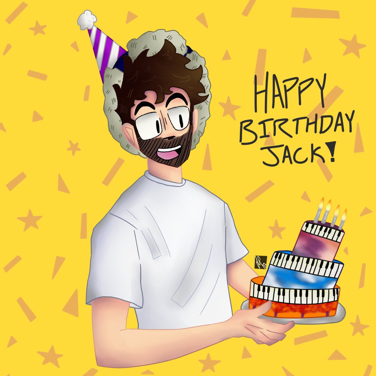 Jack met birth  happy birthday <3 