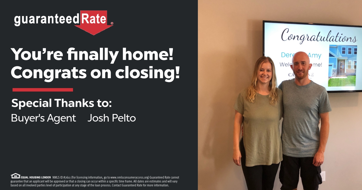 jonwagner04's tweet image. Congrats on your brand new home Derek &amp;amp; Amy! Much love to Josh Pelto from Re/Max Preferred for guiding you through the New Construction process. #PurchaseExperts #FlashClose #LowRates rate.com/jonwagner