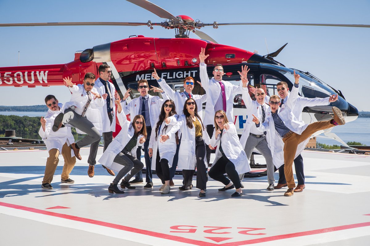 MadtownEM's tweet photo. It's been a fantastic week getting to connect with so many #EMBound students at the EMRA Residency Fair who are looking to learn more about #WhyUWEM! 🚁🚑🏨 @emresidents

Spots are OPEN to meet with our faculty + residents. Message us via our residency fair page 📩 to
schedule... https://t.co/1GaQYP4QL9