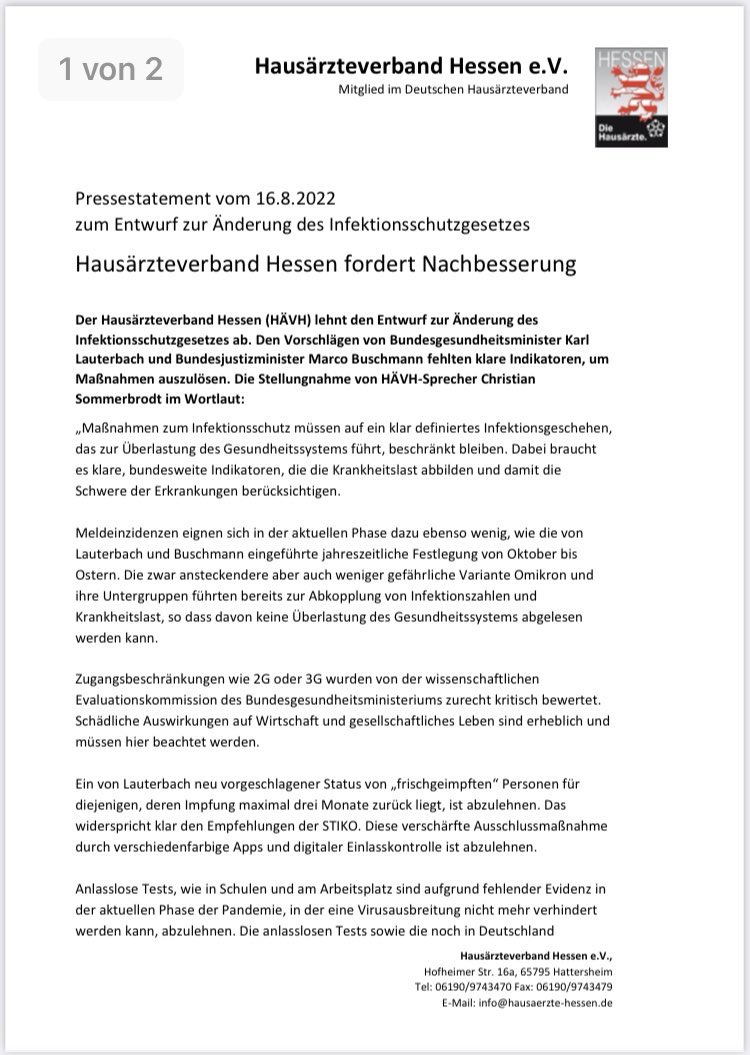 Anlasslose Tests wie zum Beispiel in den Schulen sind in dieser Phase der Pandemie, in der die Virusausbreitung nicht mehr aufzuhalten ist, abzulehnen.