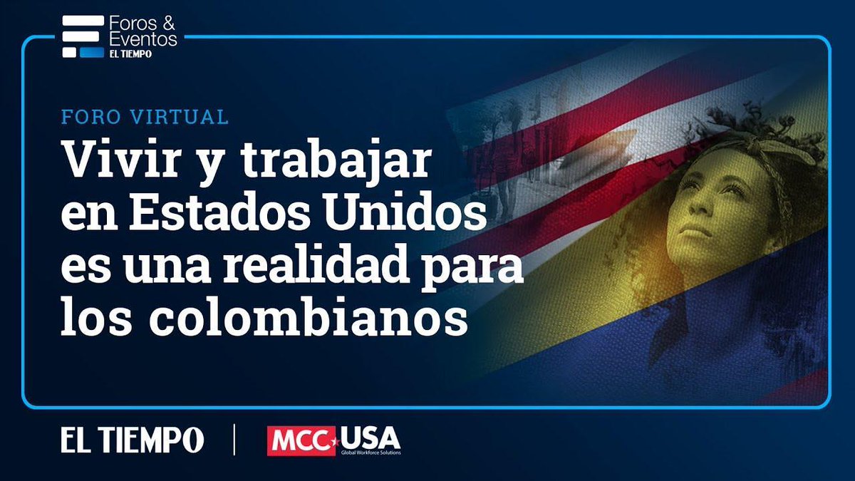 ELTIEMPO's tweet photo. 🔴¿Quisiera vivir, trabajar en EE.UU legalmente y obtener la residencia? Casa Editorial El Tiempo y MCC Migration USA, traen este espacio para contarle cómo puede lograrlo.  ¡Conéctese a la retransmisión del evento! ↓

Fecha: agosto 16
Hora: 7:00pm
Link: https://t.co/QdVdDqaKGy https://t.co/E83gHFxDXv