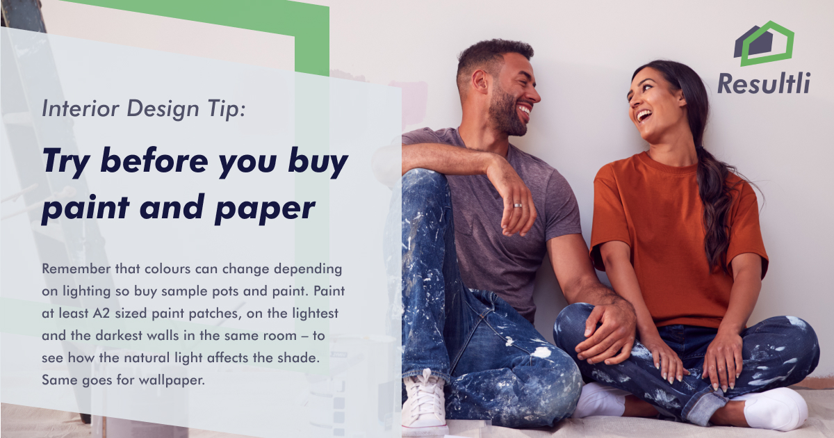resultli's tweet photo. #InteriorDesignTip: Try before you buy paint and paper.
#resultli https://t.co/BidlLkvuGW