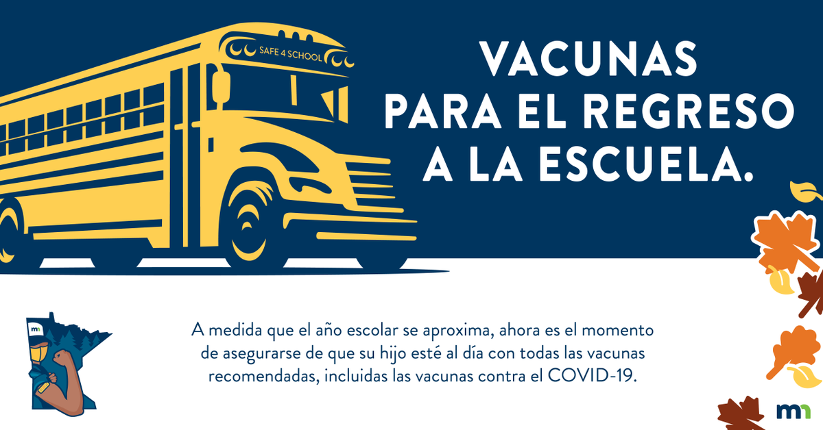 ProjectHealings's tweet photo. *π΄π«π― - π½ππ π»π πΊπππππ*
π’A new school year will be here before we know it! Talk to your childβs health care provider to see what vaccines your child needs.
πLearn More at: https://t.co/4MDpQFD6Fh
#BackToSchool #VaxToSchool #StaySafeMN #GoGetVax #ProjectHEALINGS https://t.co/vJi5shh9VO