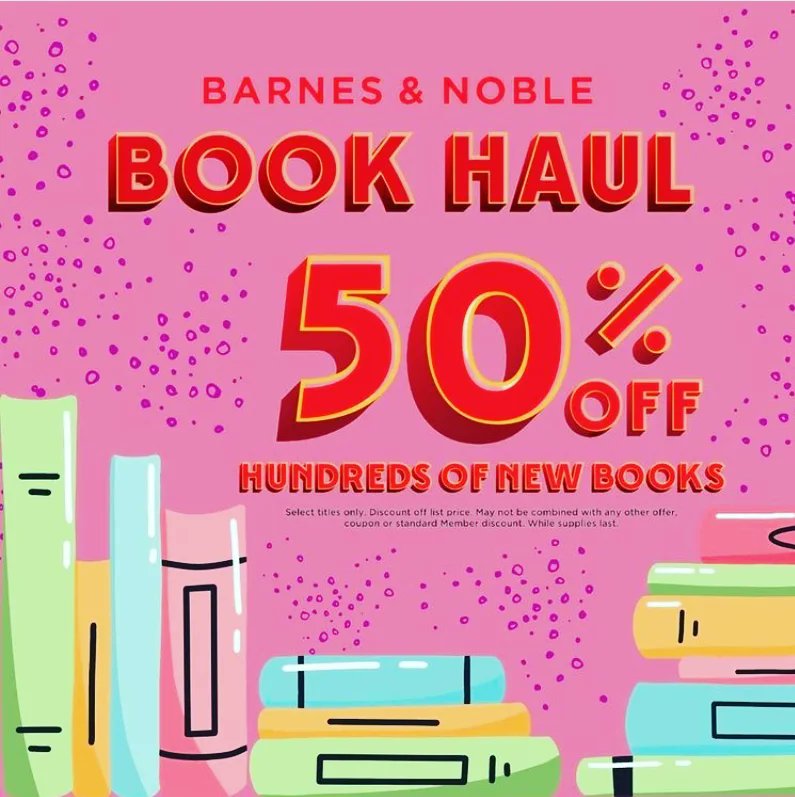 BNMorrisPlains's tweet photo. 4 days in and still going strong! Come shop the sale today🌸♥️

#bnbookhaul #bnbookhaulblowout #bookhaul #toberead #bnmorrisplains https://t.co/GUx0YXnRjc
