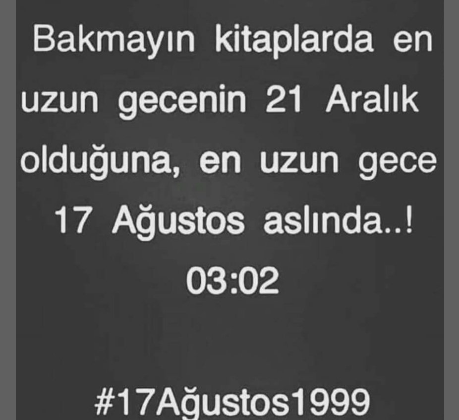 #17Ağustos1999 #deprem #17AgustosDepremi 
Unutmadık!Unutmayacağız!
Canımız yandı!!!!
