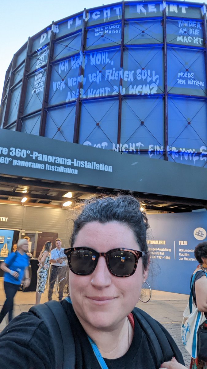 lucyajmmoore's tweet photo. & I'm in Berlin! Great to make the opening event of #ifph2022 & make some new public historians pals! A new international collaboration is already in the planning - keep an eye on #DogsInMuseums etc. https://t.co/e2huqu3AK9