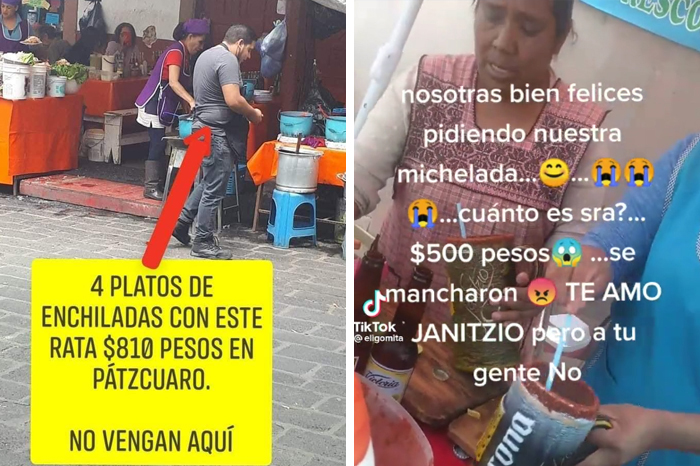 vozmichoacan's tweet photo. 💸 ¿TE HAN COBRADO ASÍ❓ 🧐 ¡CUÉNTANOS DÓNDE‼️
🔴 ¿Una miche en 500 pesos en Janitzio o enchiladas por 810 pesos en Pátzcuaro? Profeco y Sectur van tras cobros excesivos
👉 https://t.co/glOPeaX3yO https://t.co/b48bgjkYdI