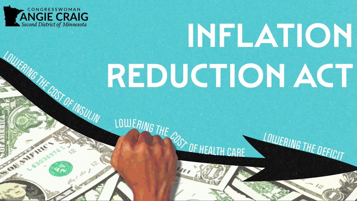 RepAngieCraig's tweet photo. It’s done.

@POTUS has officially signed the Inflation Reduction Act into law. Lowering healthcare costs, lowering the deficit and making historic investments in protecting our climate. https://t.co/V2cwW06Oh3