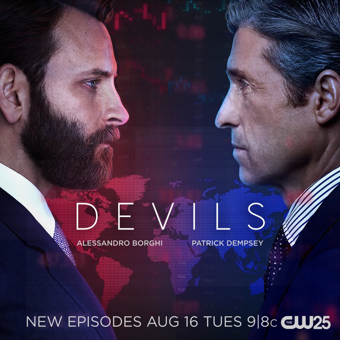 thecw25's tweet photo. It's double premiere Tuesday! Catch the series premiere of Leonardo followed a brand new season of Devils, all starting at 8:00pm tonight on the CW25! https://t.co/IZHZrrqdHy