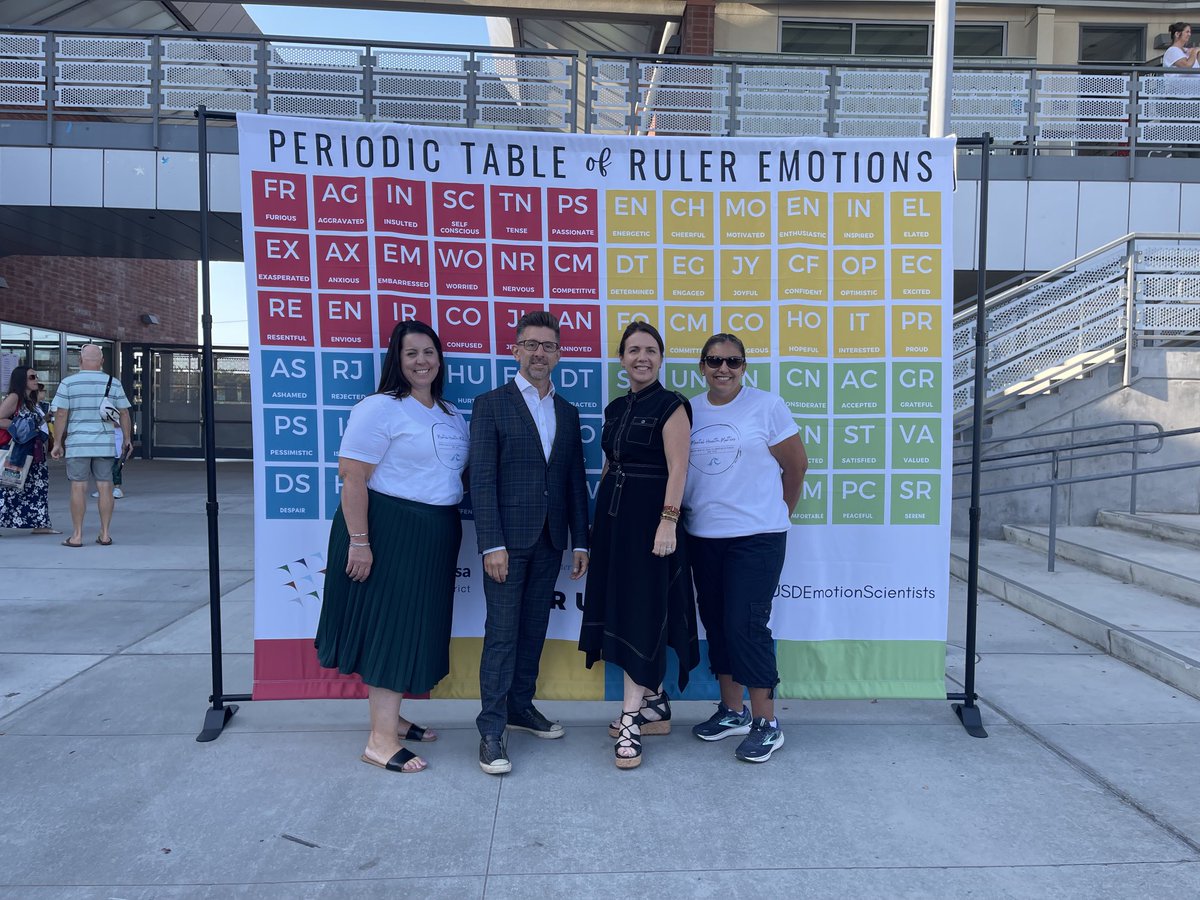 What an amazing welcome to ⁦<a href="/nmusd/">Newport-Mesa USD</a>⁩ where ⁦<a href="/rulerapproach/">RULER</a>⁩ is being brought to dozens of schools reaching 18,000+ students. Of course I forgot my dress shoes. Pandemic brain. But hey, I’m in Cali! 😎
