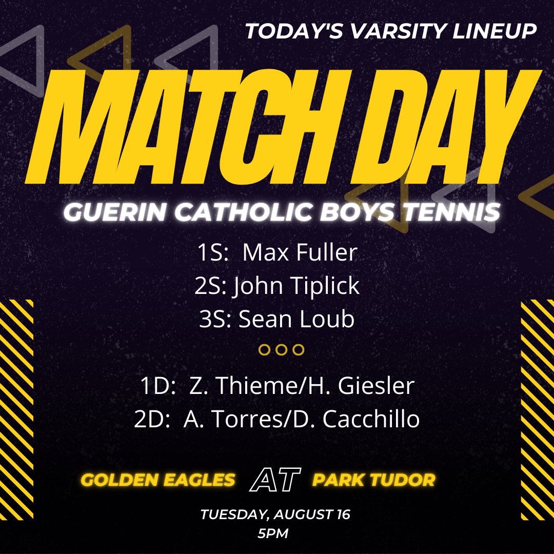Guerin Catholic High School Tennis (@gchs_tennis) on Twitter photo 
