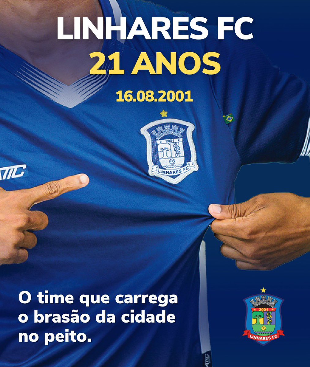 linharesfc_'s tweet photo. Linhares Futebol Clube - 21 anos 🦉💙 

São 21 anos levando os símbolos, as cores e o nome de Linhares para os quatro cantos do Mundo. 

O nosso muito obrigado a todos aqueles que apoiam o Linhares FC durante esses 21 anos de história.

#AvanteLinhares #LinharesFC https://t.co/6SIXNIsKVG