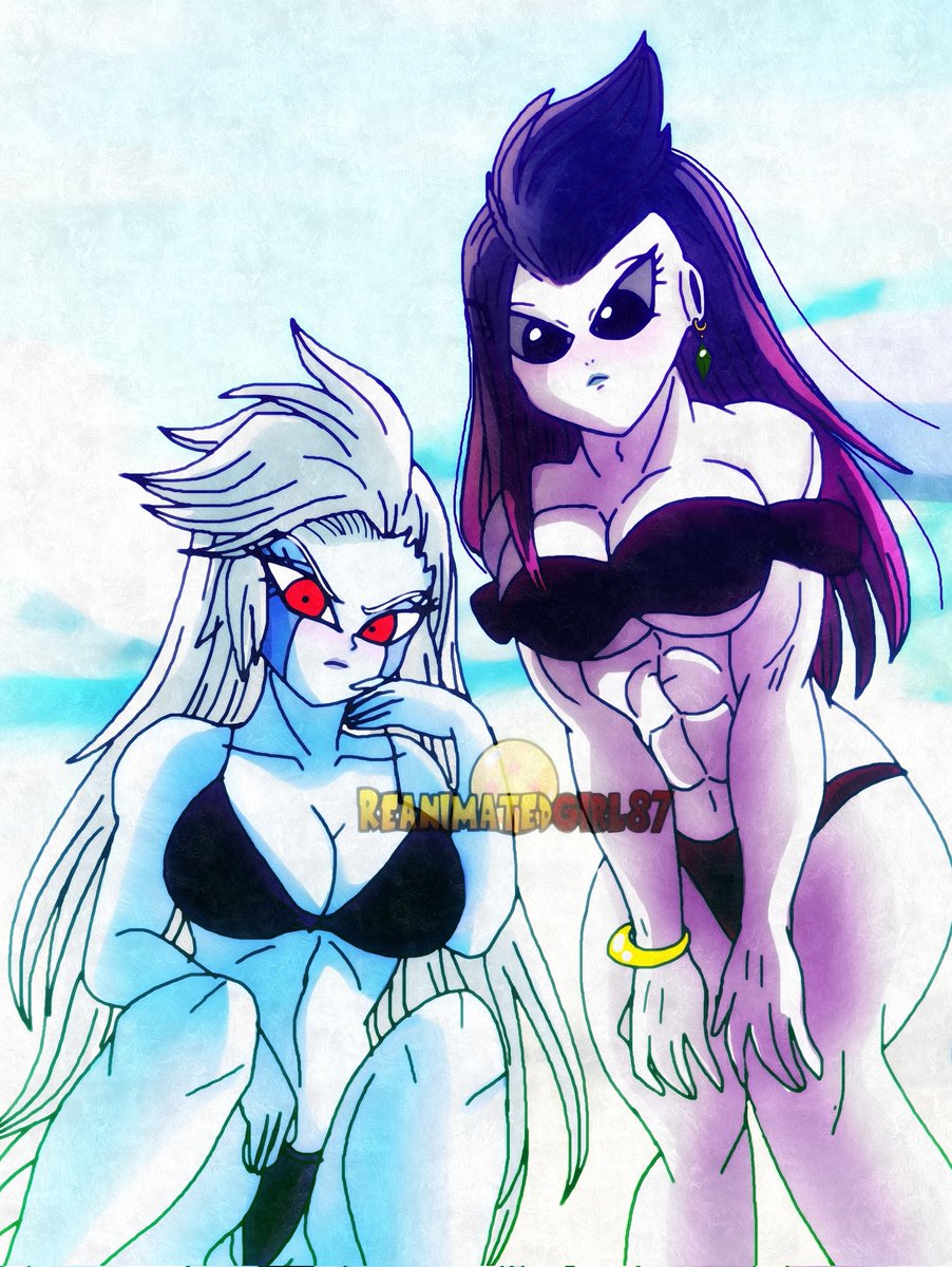 Reanimatedgirl's tweet photo. 🌊⛱️ #summer #dragonballsuper
Yes? 😠
🔹️Vata & Jireni 🔹️#dbzoc
#drawing #artist #dbzart #couples #jiren #hitto #Vados #Cocotte #daughters #90s #80s #dragonballz #anime #beach https://t.co/Hjw17xx91G