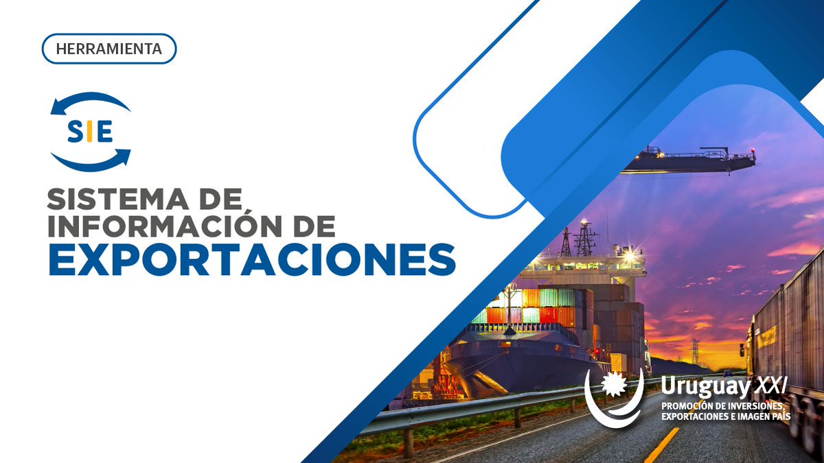#TIPS  🗺️ | Presentamos la herramienta virtual #SIE que permite conocer los datos sobre importaciones y exportaciones en US$ y actualizados cada 48 horas.

🔗 Sistema de Información Estadística: bit.ly/3bTjdCq 📌